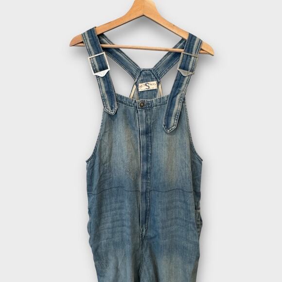 Free People We The Free Hunter Denim Overall Size Small - Picture 8 of 14